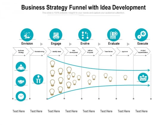 Business Strategy Funnel With Idea Development Ppt PowerPoint Presentation Layouts Aids PDF Business Strategy Funnel With Idea Development Ppt PowerPoint Presentation Layouts Aids PDF
