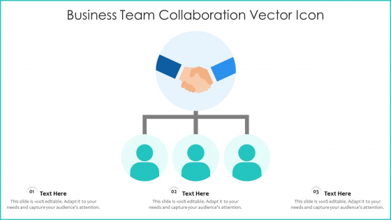 Business Team Collaboration Vector Icon Ppt PowerPoint Presentation Pictures Sample PDF