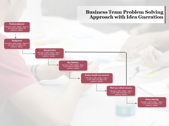 Business Team Problem Solving Approach With Idea Gneration Ppt PowerPoint Presentation Gallery Demonstration PDF Business Team Problem Solving Approach With Idea Gneration Ppt PowerPoint Presentation Gallery Demonstration PDF