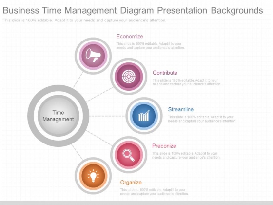 Business Time Management Diagram Presentation Backgrounds Business Time Management Diagram Presentation Backgrounds