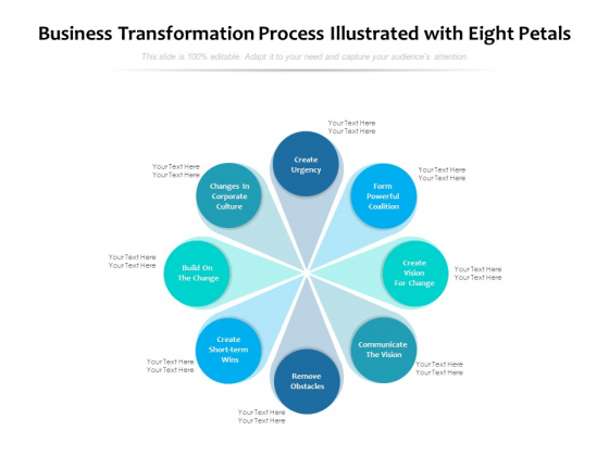 Business Transformation Process Illustrated With Eight Petals Ppt PowerPoint Presentation Inspiration Display PDF Business Transformation Process Illustrated With Eight Petals Ppt PowerPoint Presentation Inspiration Display PDF