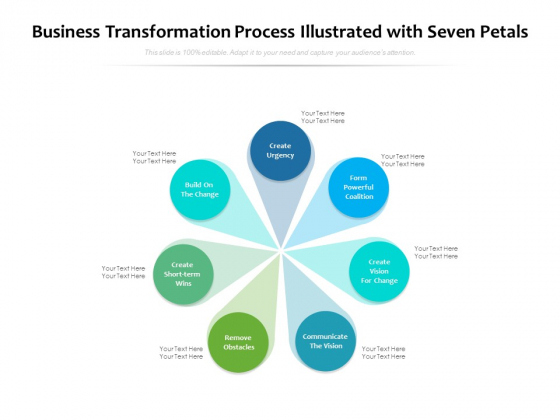 Business Transformation Process Illustrated With Seven Petals Ppt PowerPoint Presentation Icon Graphics Design PDF Business Transformation Process Illustrated With Seven Petals Ppt PowerPoint Presentation Icon Graphics Design PDF