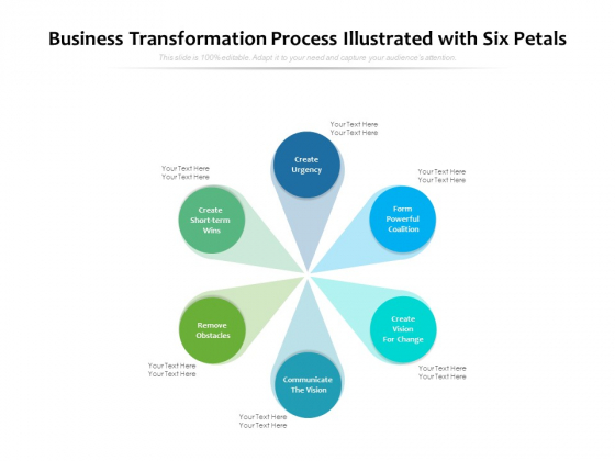 Business Transformation Process Illustrated With Six Petals Ppt PowerPoint Presentation Styles Inspiration PDF Business Transformation Process Illustrated With Six Petals Ppt PowerPoint Presentation Styles Inspiration PDF