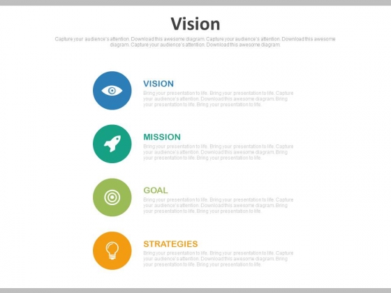 Business Vision Mission Goal Strategies Powerpoint Slides Business Vision Mission Goal Strategies Powerpoint Slides