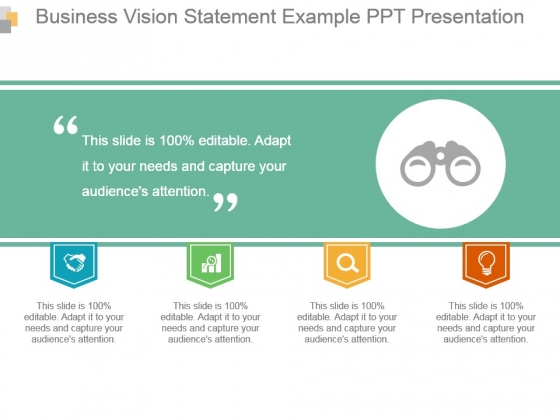 Business Vision Statement Example Ppt Presentation Business Vision Statement Example Ppt Presentation