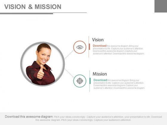 Business Woman With Vision And Mission Powerpoint Slides Business Woman With Vision And Mission Powerpoint Slides
