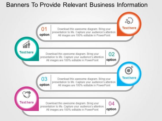 Banners To Provide Relevant Business Information PowerPoint Templates Banners To Provide Relevant Business Information PowerPoint Templates