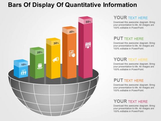 Bars Of Display Of Quantitative Information PowerPoint Templates Bars Of Display Of Quantitative Information PowerPoint Templates
