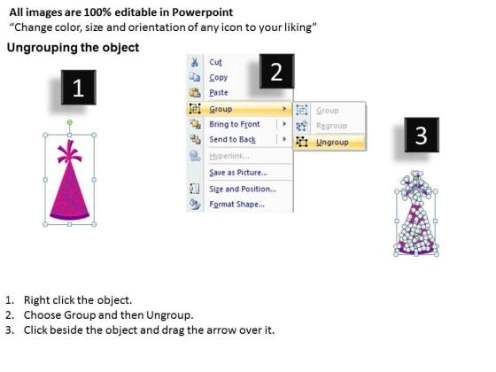 Birthday Caps PowerPoint Slides Clown Caps Ppt Templates visual best