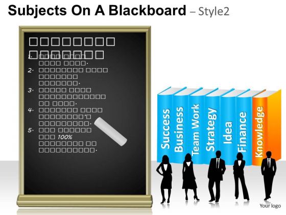 Books Subjects On A Blackboard 2 PowerPoint Slides And Ppt Template Diagrams Books Subjects On A Blackboard 2 PowerPoint Slides And Ppt Template Diagrams
