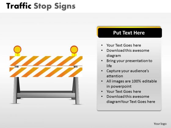 Boundary Traffic Stop PowerPoint Slides And Ppt Diagram Templates