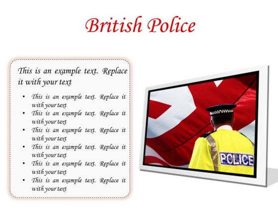 British Police Americana PowerPoint Presentation Slides F British Police Americana PowerPoint Presentation Slides F