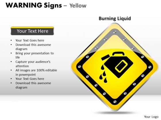Burning Spirits Warning Signs PowerPoint Slides And Ppt Diagram Templates Burning Spirits Warning Signs PowerPoint Slides And Ppt Diagram Templates