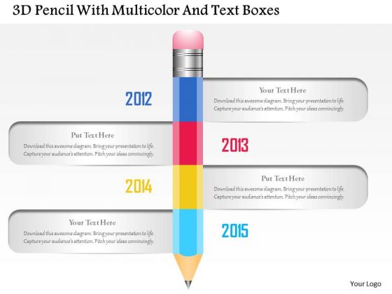 Busines Diagram 3d Pencil With Multicolor And Text Boxes Presentation Template Busines Diagram 3d Pencil With Multicolor And Text Boxes Presentation Template