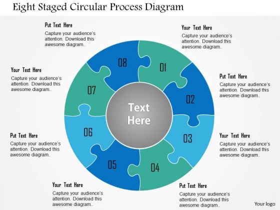 Busines Diagram Eight Staged Circular Process Diagram Presentation Template Busines Diagram Eight Staged Circular Process Diagram Presentation Template
