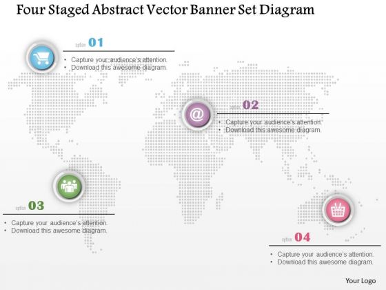 Busines Diagram Four Staged Abstract Vector Banner Set Diagram Presentation Template Busines Diagram Four Staged Abstract Vector Banner Set Diagram Presentation Template