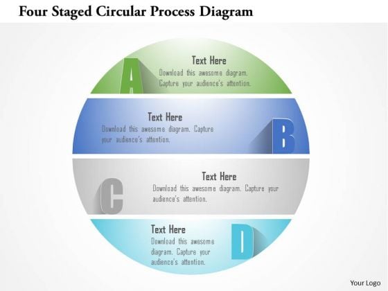 Busines Diagram Four Staged Circular Process Diagram Presentation Template Busines Diagram Four Staged Circular Process Diagram Presentation Template