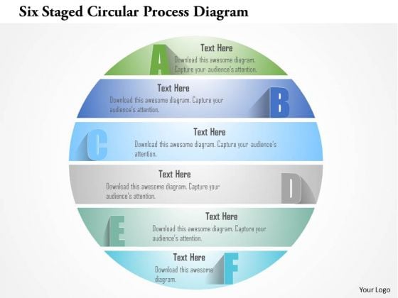 Busines Diagram Six Staged Circular Process Diagram Presentation Template Busines Diagram Six Staged Circular Process Diagram Presentation Template