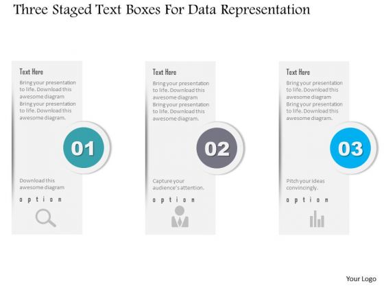 Busines Diagram Three Staged Text Boxes For Data Representation Presentation Template Busines Diagram Three Staged Text Boxes For Data Representation Presentation Template
