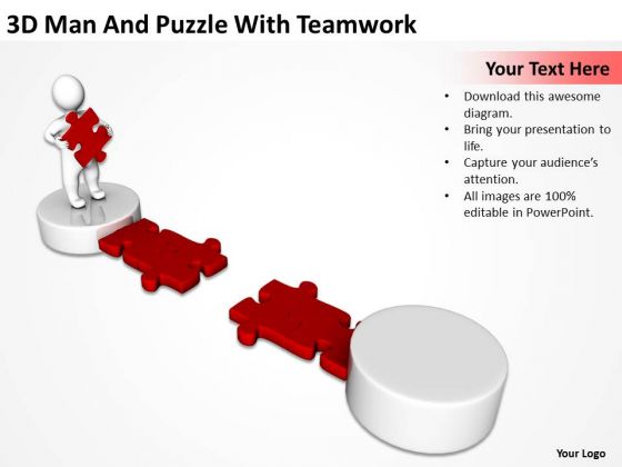 Business Activity Diagram 3d Man And Puzzle With Teamwork PowerPoint Slides Business Activity Diagram 3d Man And Puzzle With Teamwork PowerPoint Slides