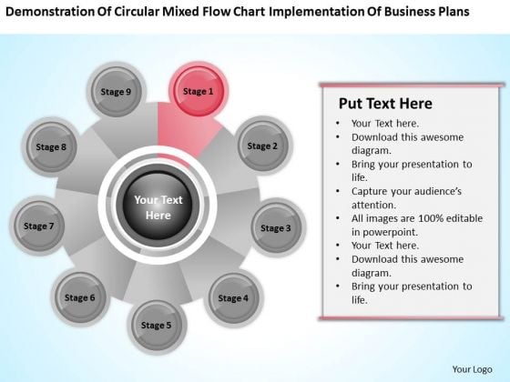 Business Analysis Diagrams Flow Chart Implementation Plans PowerPoint ...