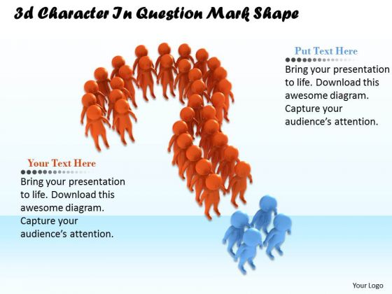 Business And Strategy 3d Character Question Mark Shape Concepts Business And Strategy 3d Character Question Mark Shape Concepts
