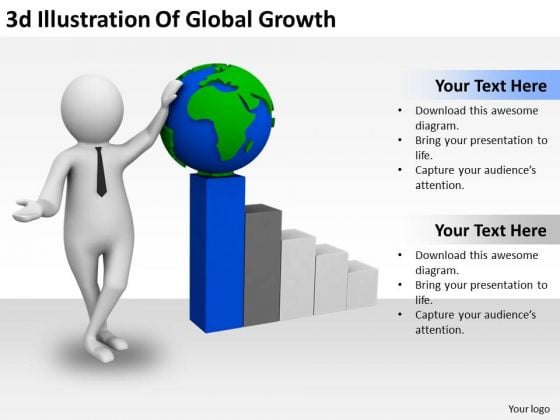 Business And Strategy 3d Illustration Of Global Growth Characters Business And Strategy 3d Illustration Of Global Growth Characters