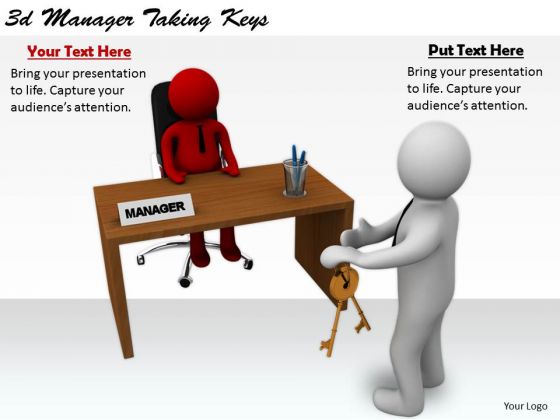 Business And Strategy 3d Manager Taking Keys Concept Business And Strategy 3d Manager Taking Keys Concept