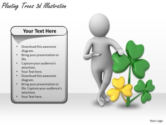 Business And Strategy Planting Trees 3d Illustration Basic Concepts Business And Strategy Planting Trees 3d Illustration Basic Concepts