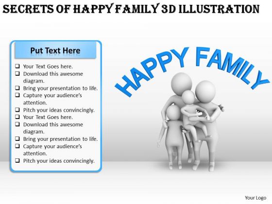 Business And Strategy Secrets Of Happy Family 3d Illustration Basic Concepts Business And Strategy Secrets Of Happy Family 3d Illustration Basic Concepts