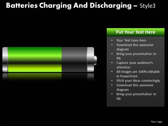 Business Batteries Charging And Discharging 3 PowerPoint Slides And Ppt Diagram Templates