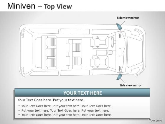 Business Blue Minivan Top View PowerPoint Slides And Ppt Diagram Templates Business Blue Minivan Top View PowerPoint Slides And Ppt Diagram Templates