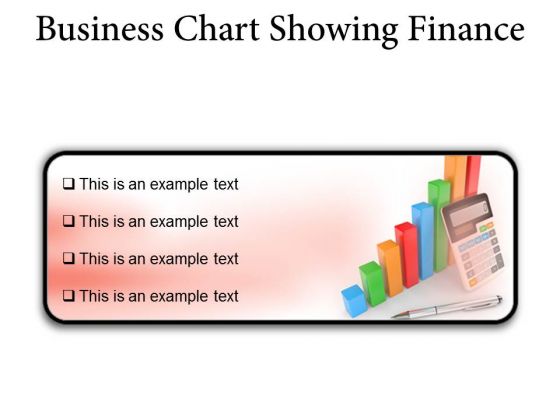 Business Chart Showing Finance PowerPoint Presentation Slides R