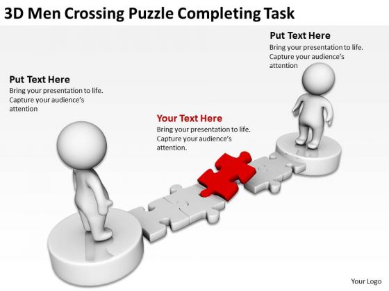 Business Charts Examples 3d Men Crossing Puzzle Completing Task PowerPoint Templates Business Charts Examples 3d Men Crossing Puzzle Completing Task PowerPoint Templates