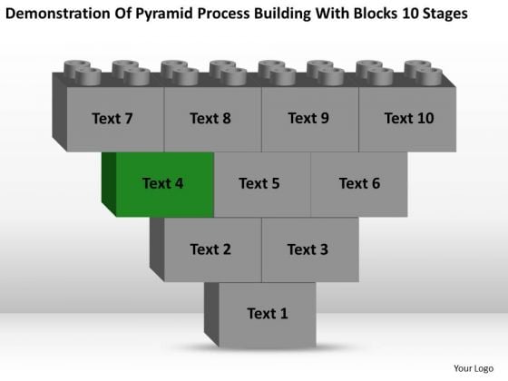 Business Charts Examples Of Pyramid Process Building With Blocks 10 Stages PowerPoint Slide Business Charts Examples Of Pyramid Process Building With Blocks 10 Stages PowerPoint Slide