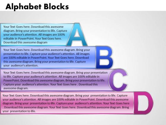 Business Charts PowerPoint Templates Alphabet Blocks Abcd With Textboxes Business Charts PowerPoint Templates Alphabet Blocks Abcd With Textboxes