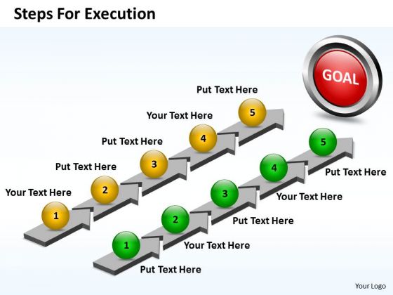 Business Charts PowerPoint Templates Parallelized Steps For Execution Of Plan Business Charts PowerPoint Templates Parallelized Steps For Execution Of Plan