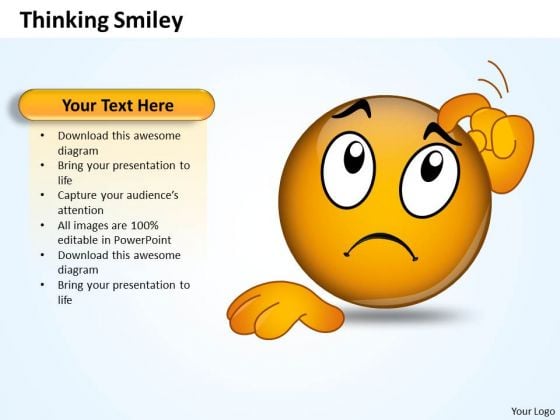 Thinking Emoji Expression Colored Icon In Powerpoint Pptx Png And Editable  Eps Format