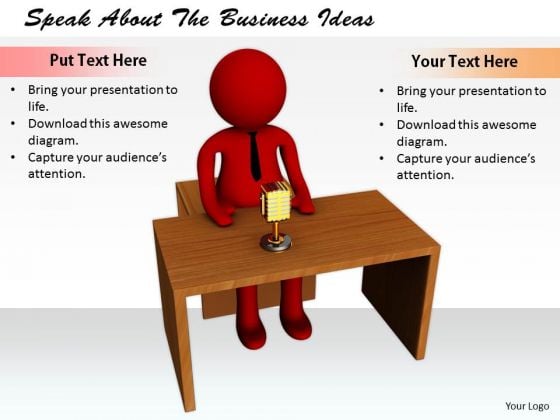 Business Concepts Speak About The Ideas Statement