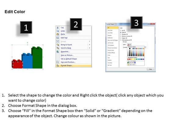 Business Cubes Lego Powerpoint Templates Editable Blocks Flowchart Ppt Slides Powerpoint Templates