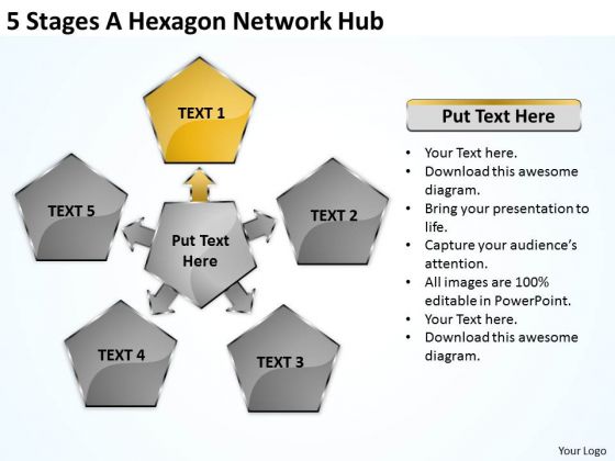Business Cycle Diagram 5 Stages Hexagon Network Hub Ppt PowerPoint Slides Business Cycle Diagram 5 Stages Hexagon Network Hub Ppt PowerPoint Slides