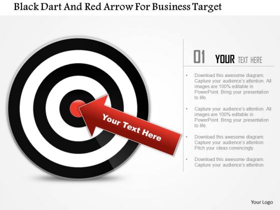 Business Daigram Black Dart And Red Arrow For Business Target Presentation Templets Business Daigram Black Dart And Red Arrow For Business Target Presentation Templets