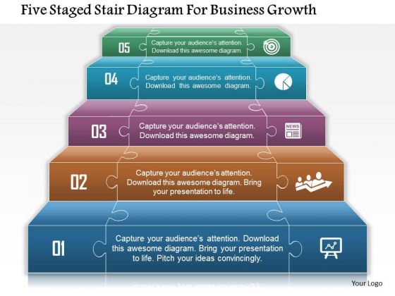 Business Daigram Five Staged Stair Diagram For Business Growth Presentation Templets Business Daigram Five Staged Stair Diagram For Business Growth Presentation Templets