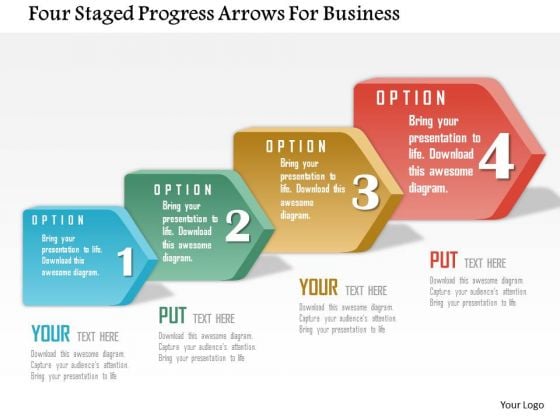 Business Daigram Four Staged Progress Arrows For Business Presentation Templets Business Daigram Four Staged Progress Arrows For Business Presentation Templets