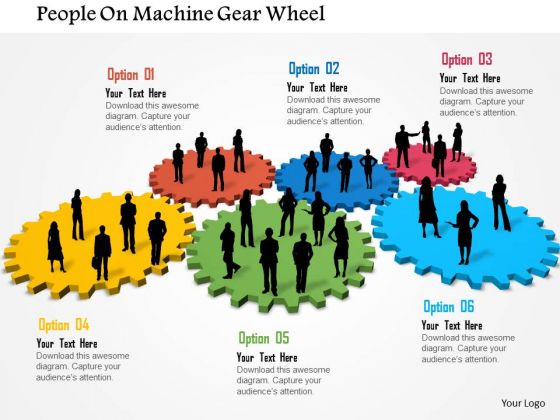 Business Daigram People On Machine Gear Wheel Presentation Templets Business Daigram People On Machine Gear Wheel Presentation Templets