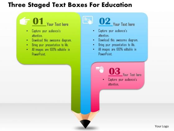 Business Daigram Three Staged Text Boxes For Education Presentation Templets Business Daigram Three Staged Text Boxes For Education Presentation Templets
