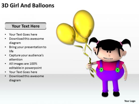 Business Development Process Diagram 3d Girl And Balloons PowerPoint Slides Business Development Process Diagram 3d Girl And Balloons PowerPoint Slides