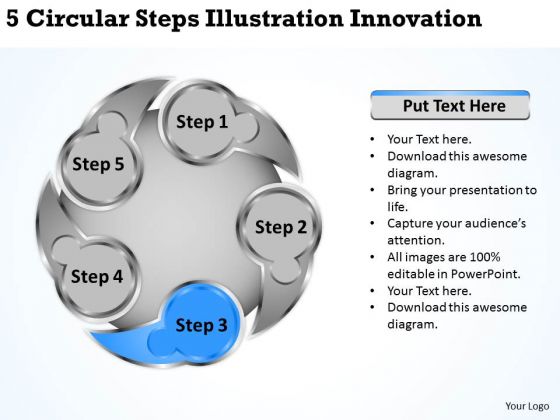 Business Development Strategy Circular Steps Illustration Innovation Growth Business Development Strategy Circular Steps Illustration Innovation Growth