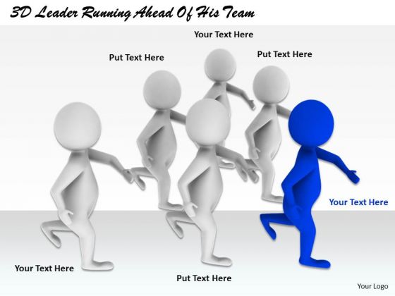 Business Development Strategy Template 3d Leader Running Ahead Of His Team Concepts Business Development Strategy Template 3d Leader Running Ahead Of His Team Concepts