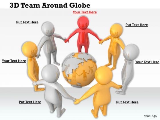 Business Development Strategy Template 3d Team Around Globe Basic Concepts Business Development Strategy Template 3d Team Around Globe Basic Concepts